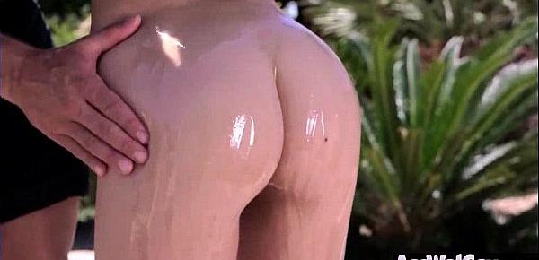  (Alina West) Superb Oiled Girl With Round Big Ass Get Analy Nailed clip-03